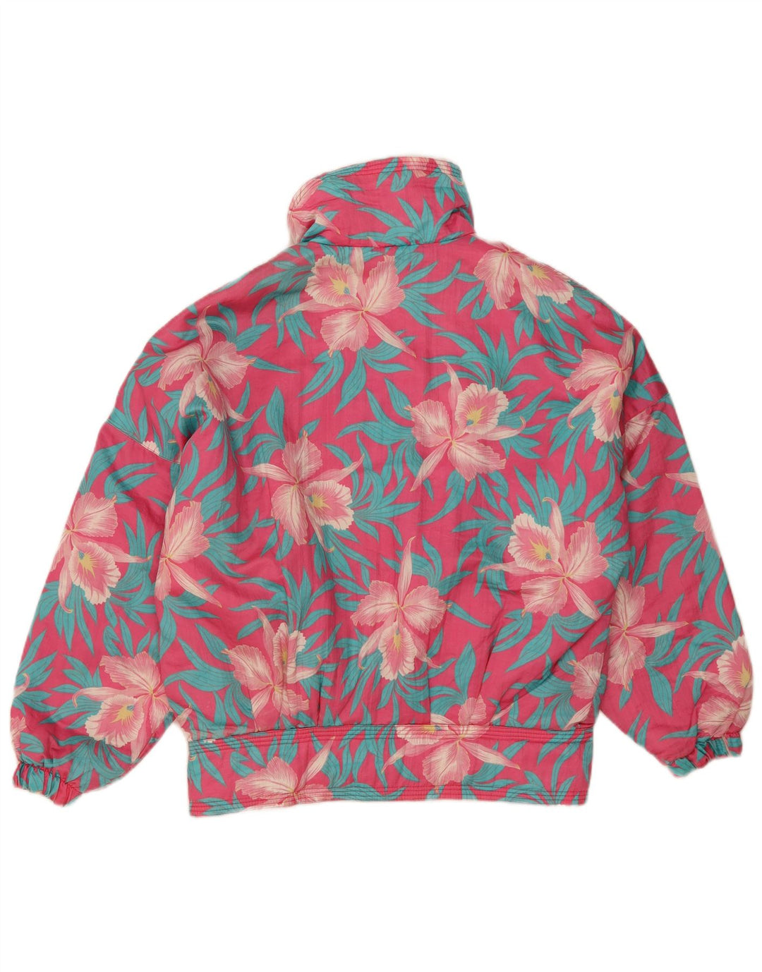 Peralp Dame vindtæt Oversized Skijakke IT 38 XS Pink Floral Polyester