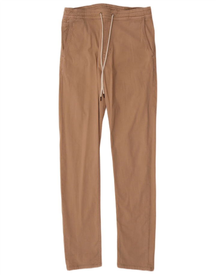 Wrangler Herre Slim Chino Bukser W29 L34 Beige Bomuld