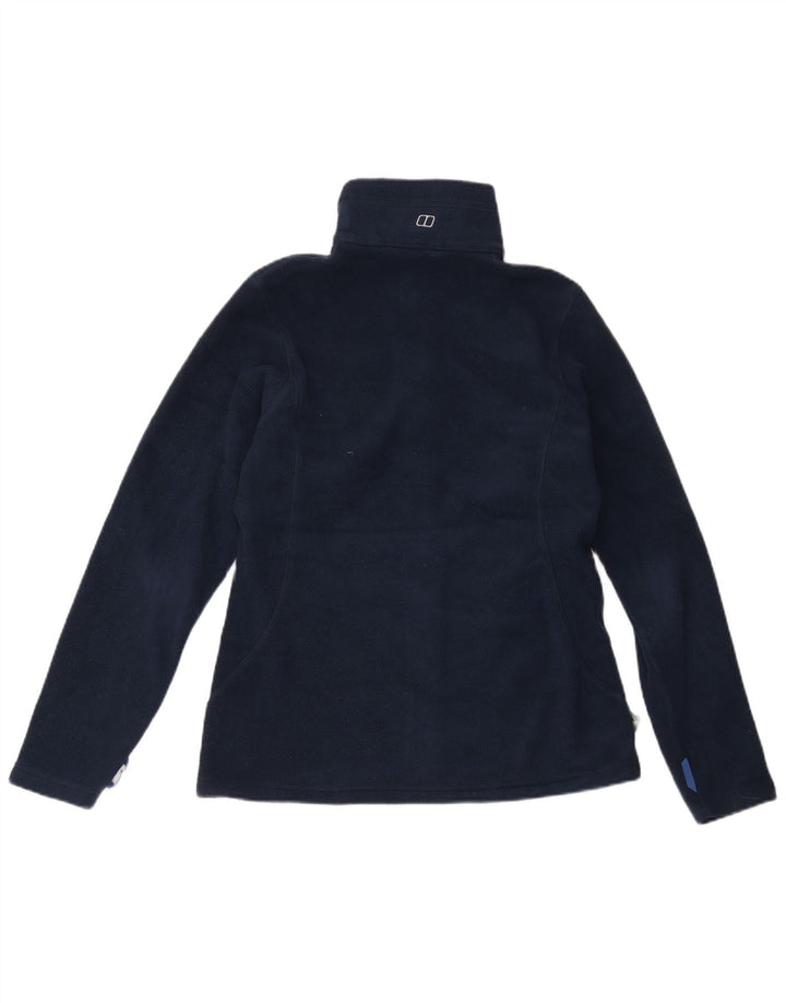 Berghaus Fleecejakke til kvinder UK 14 Stor marineblå polyester