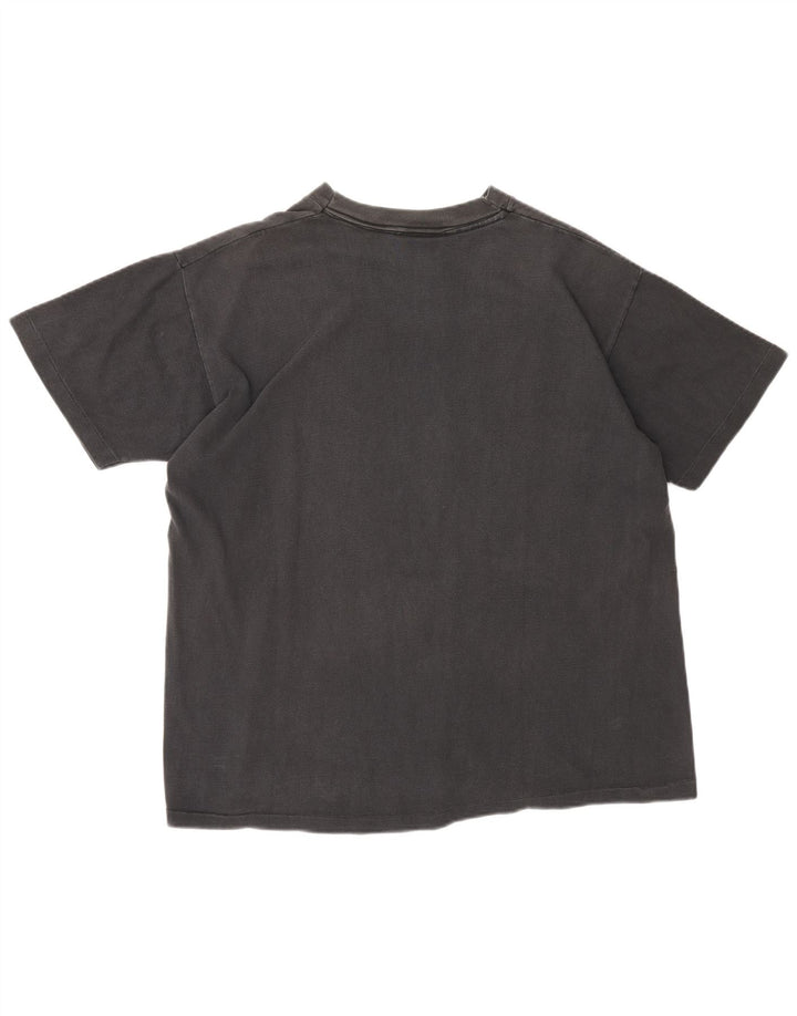 Harley Davidson Herre 1990 grafisk T-shirt top mellemgrå bomuldsmotorcykel