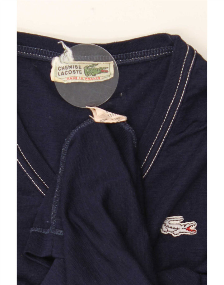 Lacoste Herre Top Langærmet Størrelse 1 2XS Marineblå Uld