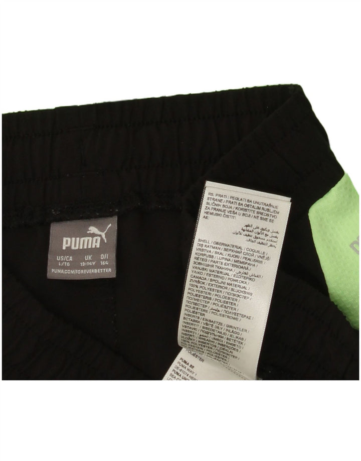 PUMA Boys 2-delt sæt 13-14 år Grøn Colourblock Polyester