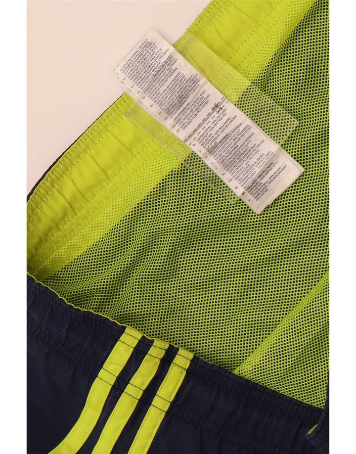 Adidas Badeshorts til mænd mellem marineblå nylon