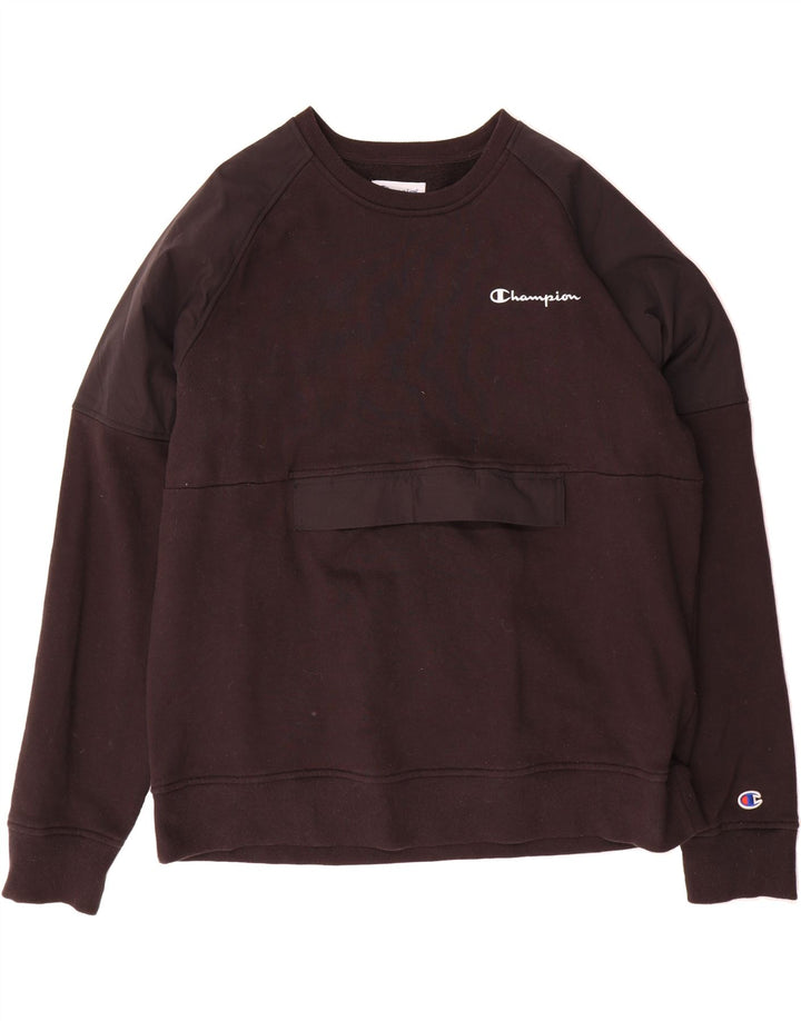 CHAMPION Mens Sweatshirt Jumper XL Black Cotton Vintage Champion and Second-Hand Champion from Messina Hembry 