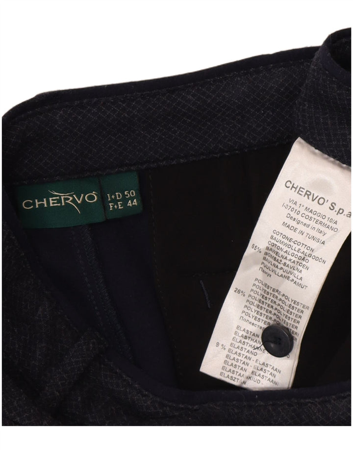 Chervo Herre Slim Chino Bukser IT 50 Large W32 L34 Marineblå Bomuld