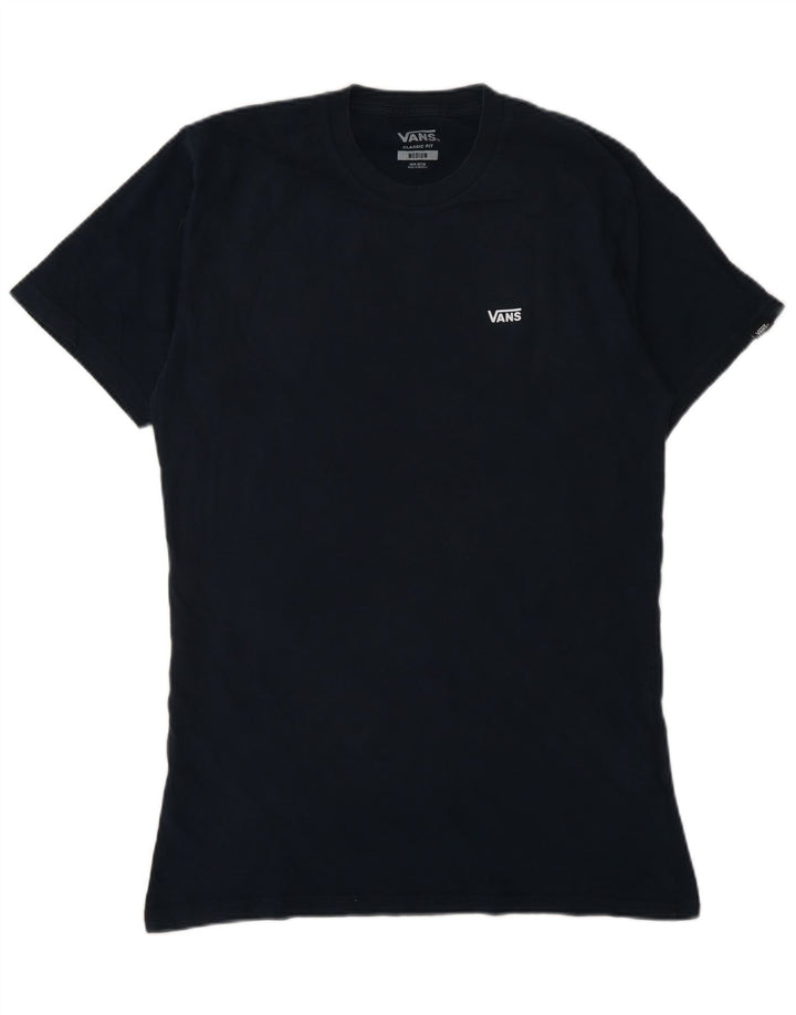 Vans Herre Classic Fit T-Shirt Top Medium Marineblå Bomuld