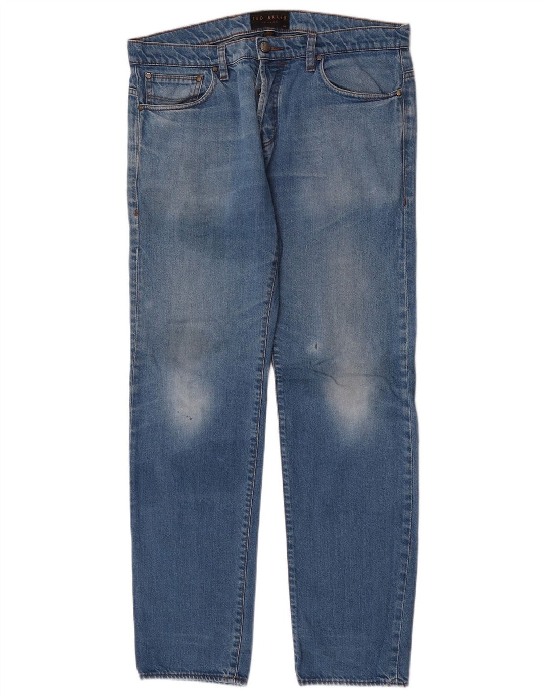Ted Baker Straight Jeans til mænd W34 L32 blå polyester