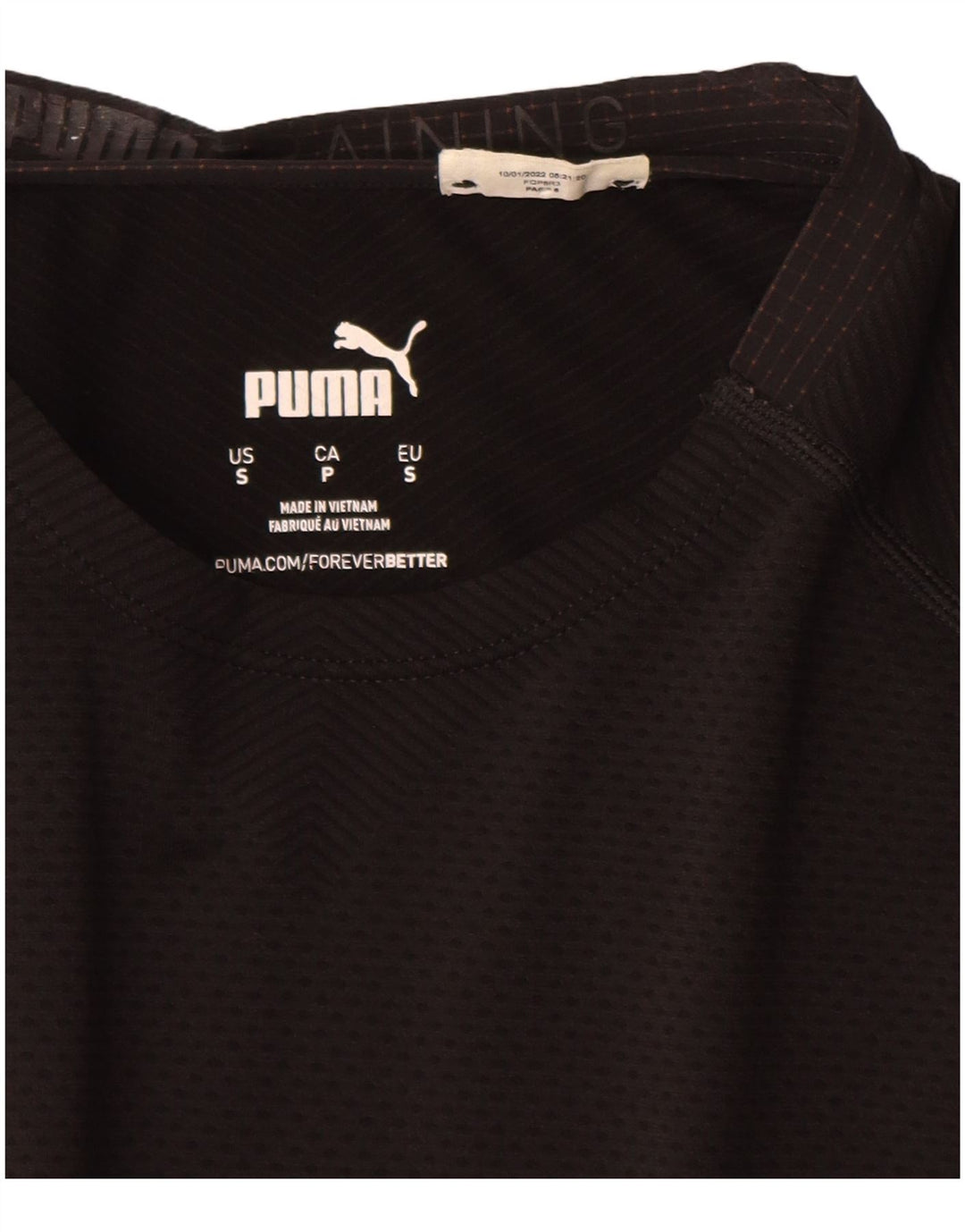 Puma Herre T-Shirt Top Lille Sort