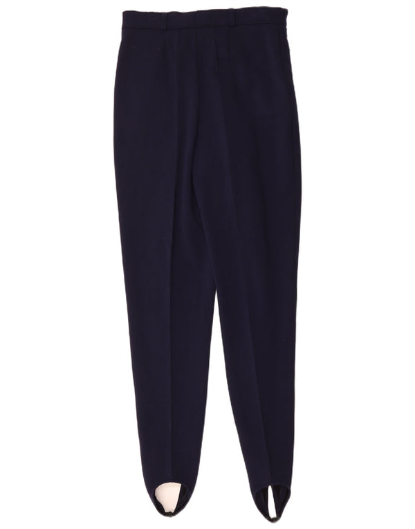 Fila Dame Højtalje Stigbøjle Chino Bukser IT 48 XL W32 L35 Marineblå