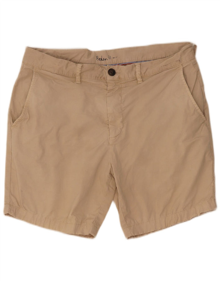 Boden Herre Chino Shorts Large W34 Beige Bomuld