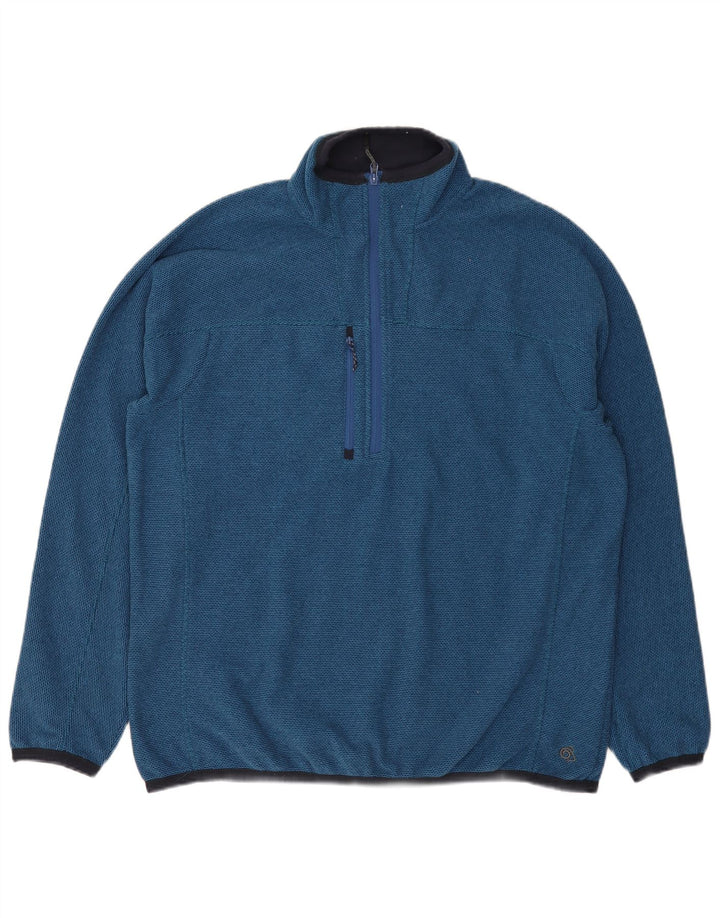 CRAGHOPPERS Fleecetrøje med lynlås til mænd XL Blå Polyester