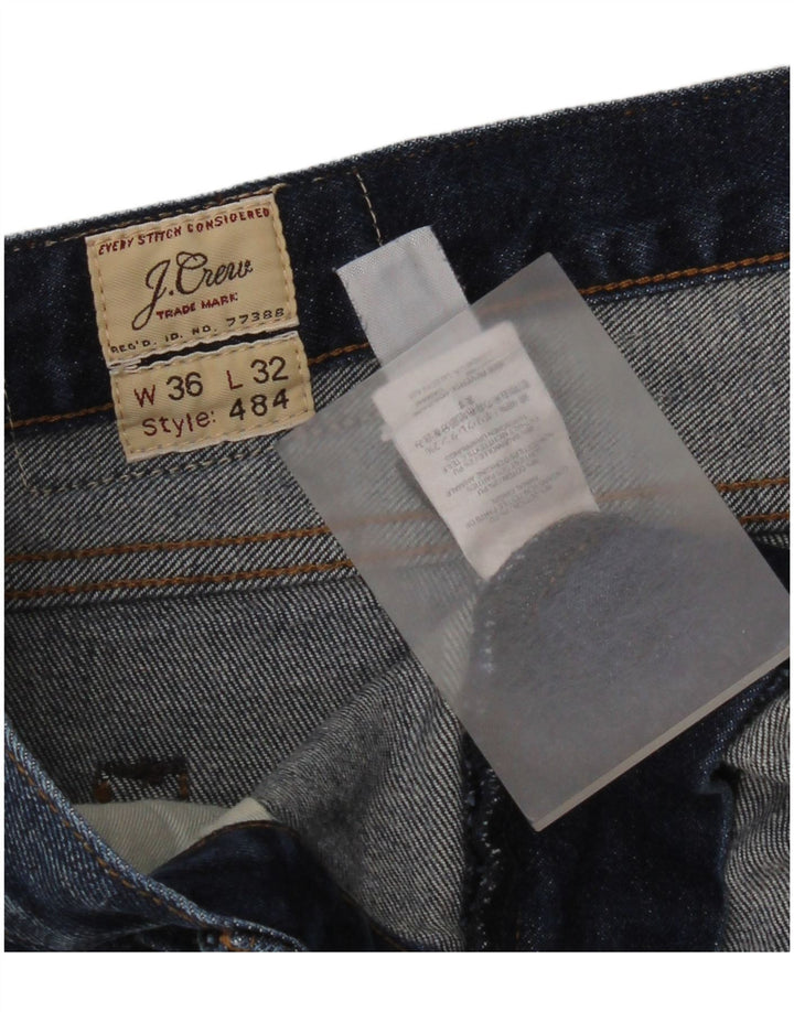 J. Crew Slim Jeans til mænd W36 L32 Marineblå bomuld