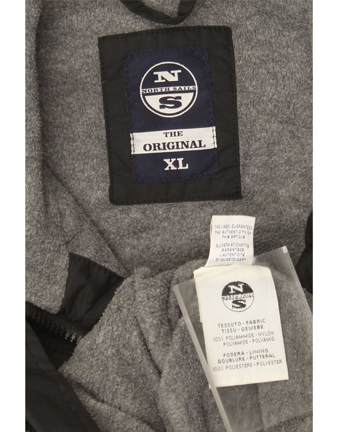 North Sails Herre Bomber Jacket UK 42 XL Sort Polyamid