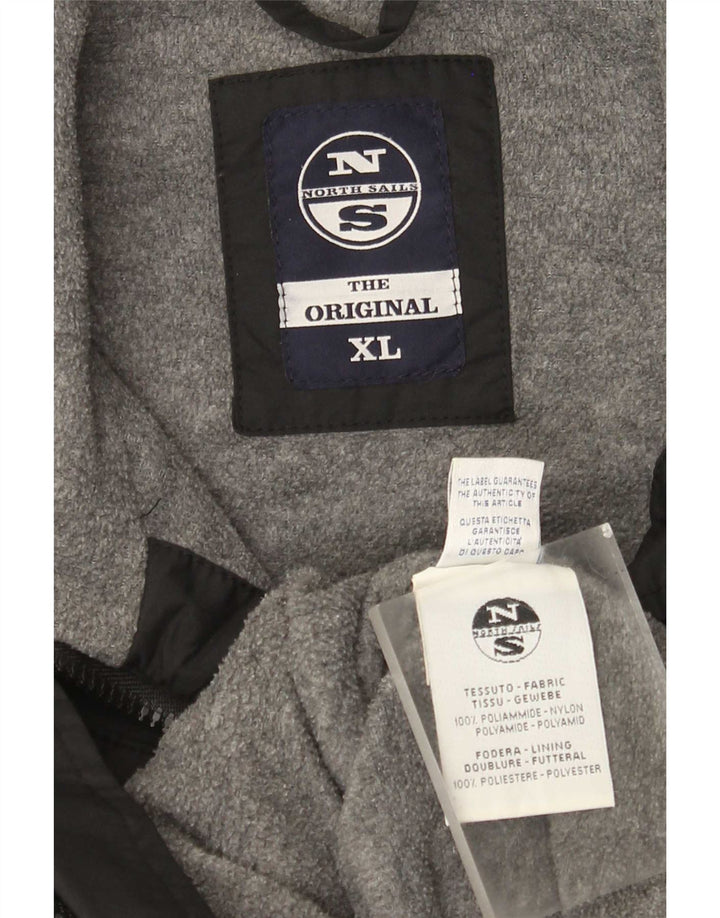 North Sails Herre Bomber Jacket UK 42 XL Sort Polyamid