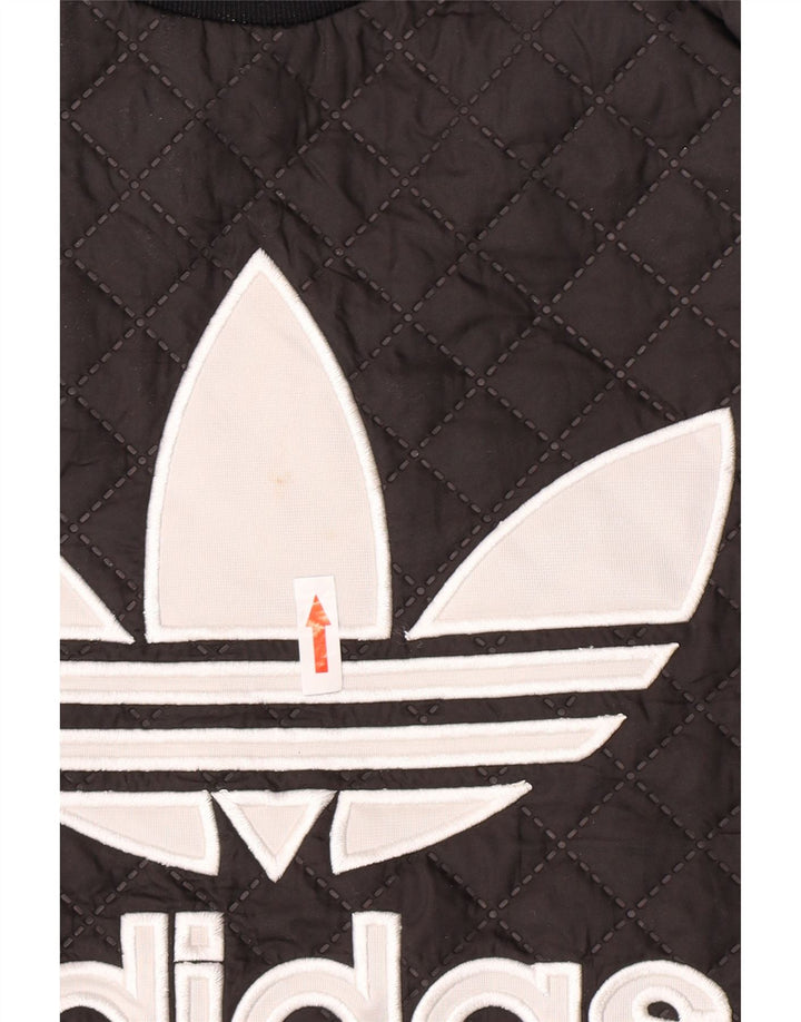 Adidas Dame Rita Ora Grafisk Sweatshirt Jumper UK 10 Lille Sort