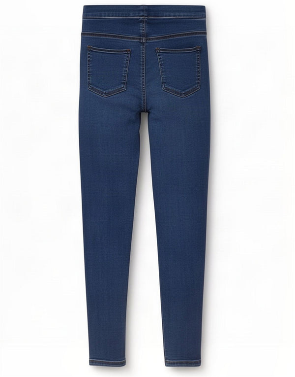 Marks & Spencer Womens Crop Jegging Jeans UK 10 Small W28 L26 Blue Cotton