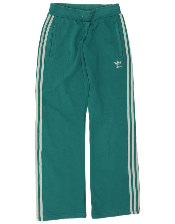 Adidas Træningsdragtsbukser til kvinder UK 12 Medium Green Bomuld