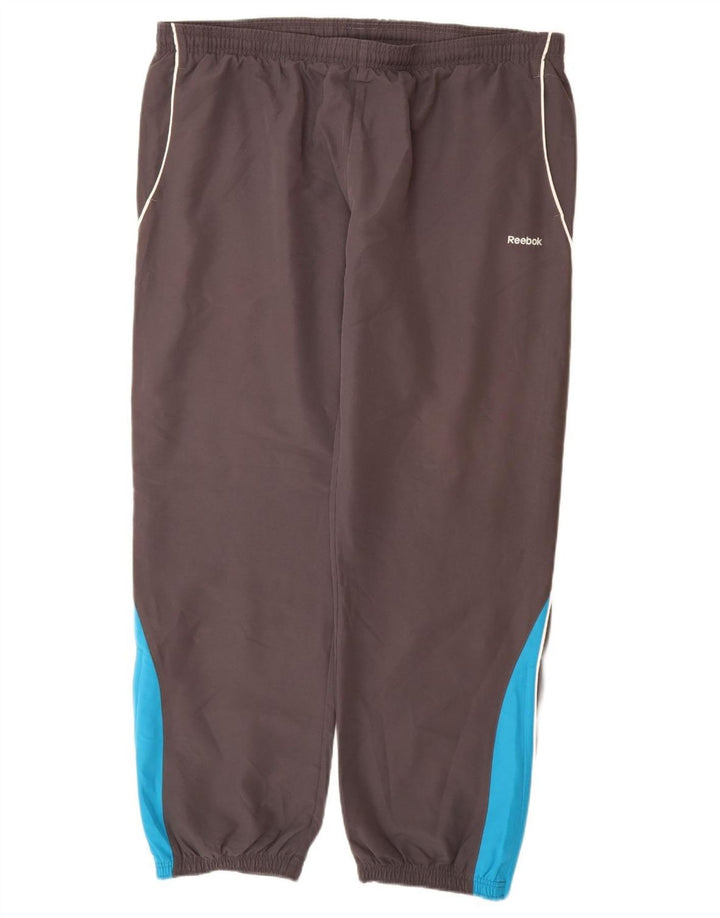 REEBOK Træningsdragt til mænd Joggers XL Grå Colourblock Polyester