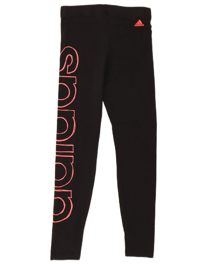 Adidas piger grafiske leggings 14-15 år sort
