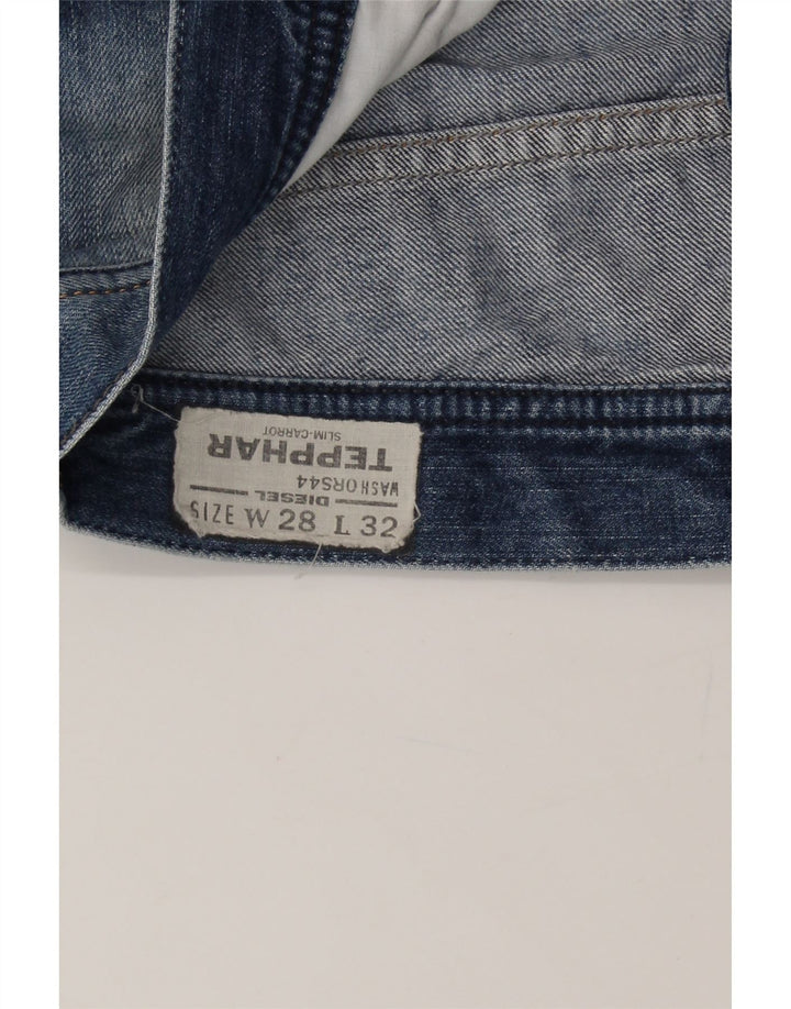 DIESEL Womens Tepphar Carrot Slim Jeans W28 L32 Blue Cotton Vintage Diesel and Second-Hand Diesel from Messina Hembry 