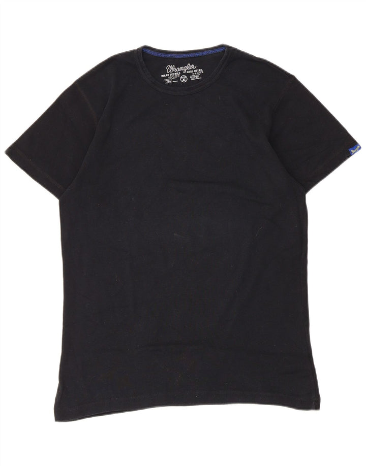 Wrangler herre T-shirt top XL marineblå bomuld