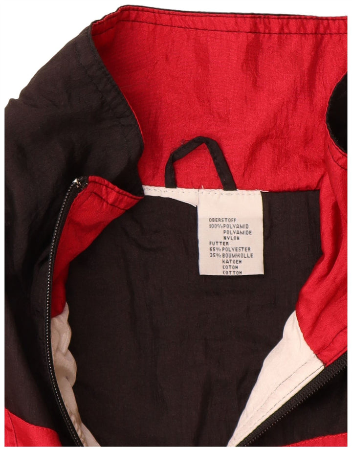 VINTAGE Træningsdragt til mænd Topjakke XL Flerfarvet Colourblock Polyamid