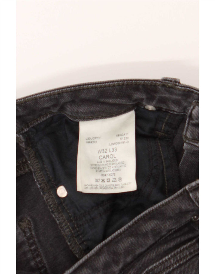 Lee Dame Carol Straight Jeans W32 L26 Grå Bomuld