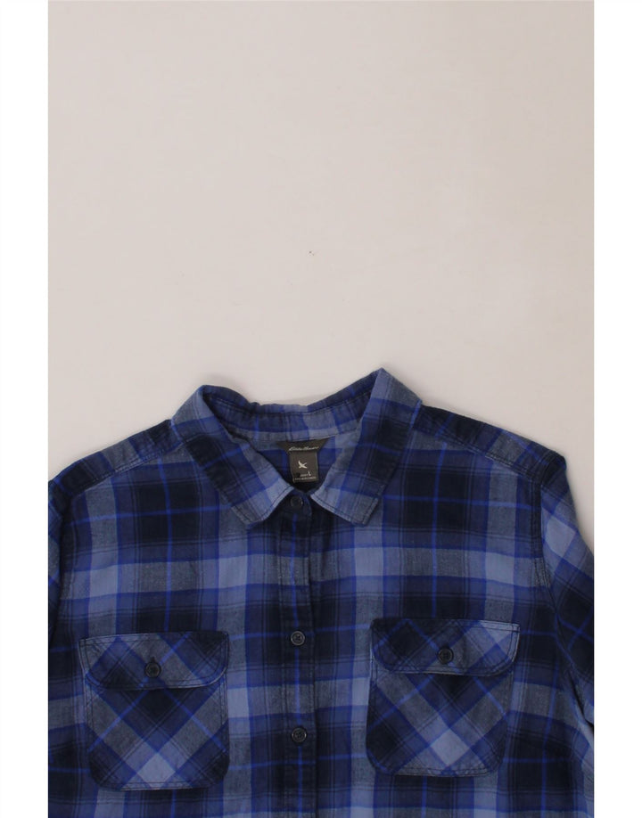 Womens Flannel Shirt UK 16 Large Vintage Eddie Bauer and Second-Hand Eddie Bauer from Messina Hembry 