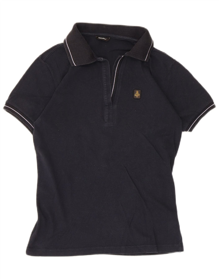 Refrigiwear Dame Polo Shirt UK 14 Large Navy Blue