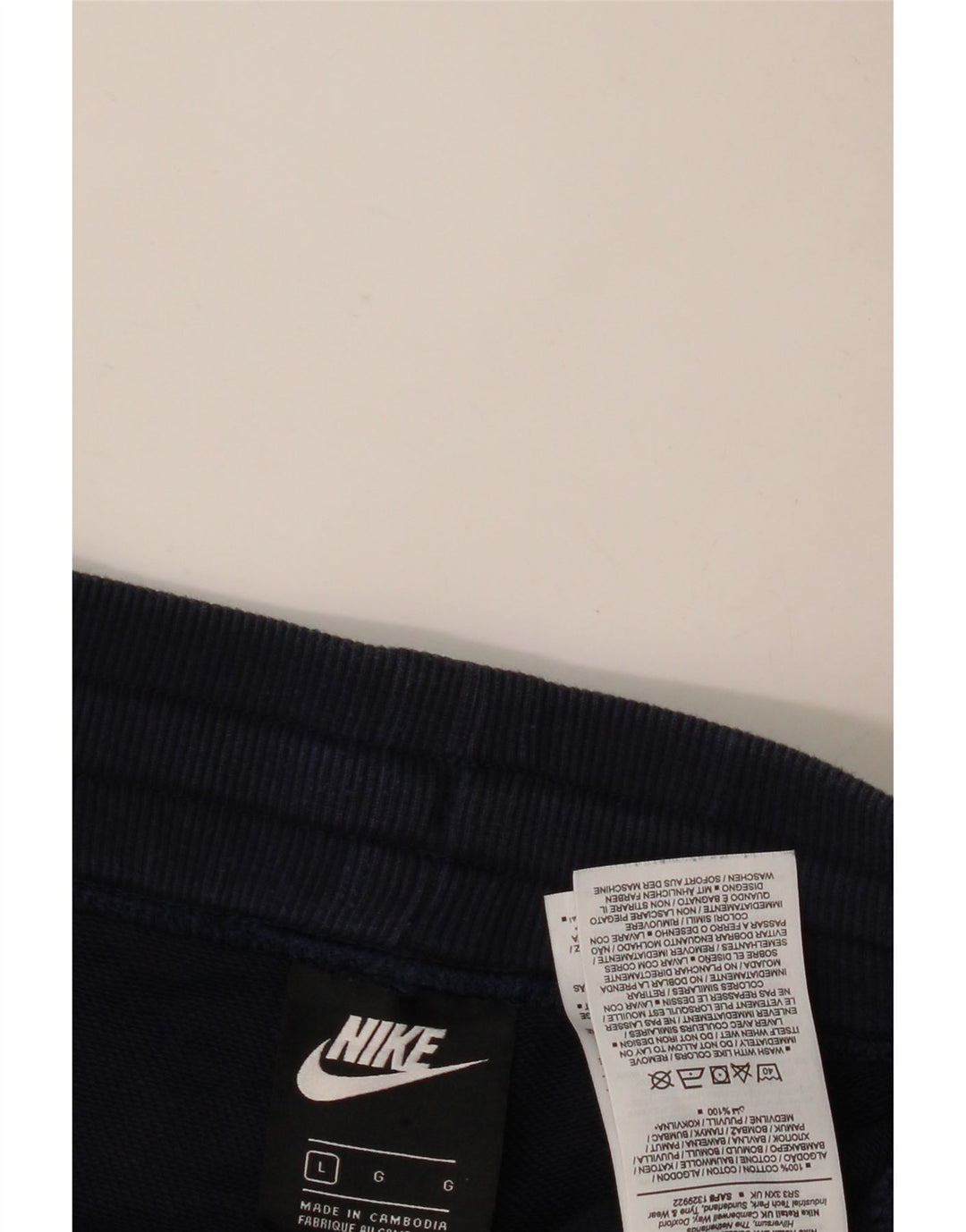 Nike Træningsdragt bukser til mænd Joggers Store marineblå bomuld