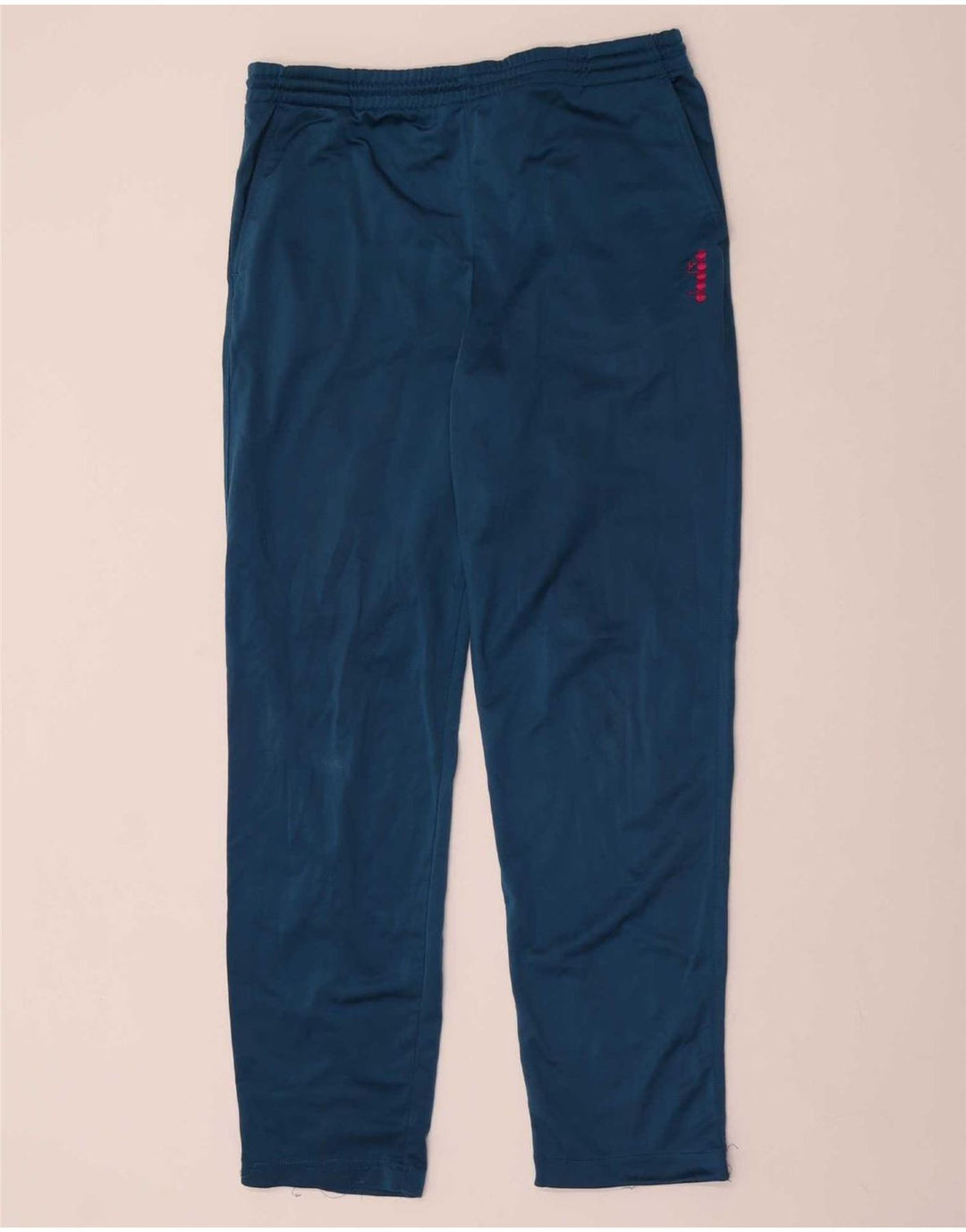 Diadora Herre grafisk hel træningsdragt UK 42 Large Blue Colourblock Polyester