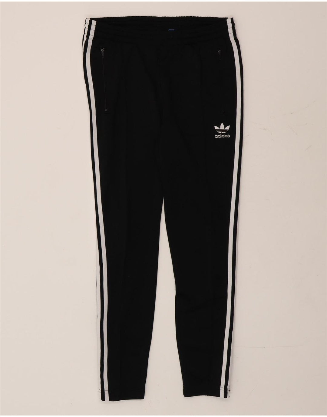 ADIDAS Træningsdragtsbukser til kvinder UK 10 Small Black Polyester