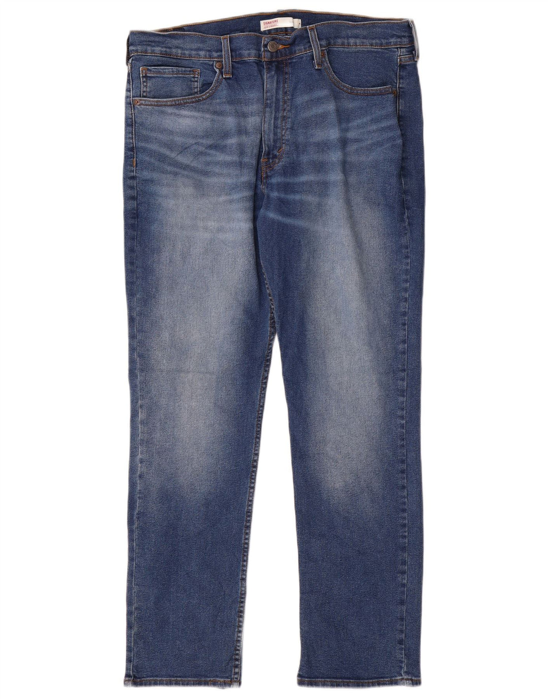 Levi's Herre Signature Slim Jeans W36 L30 Blå Bomuld
