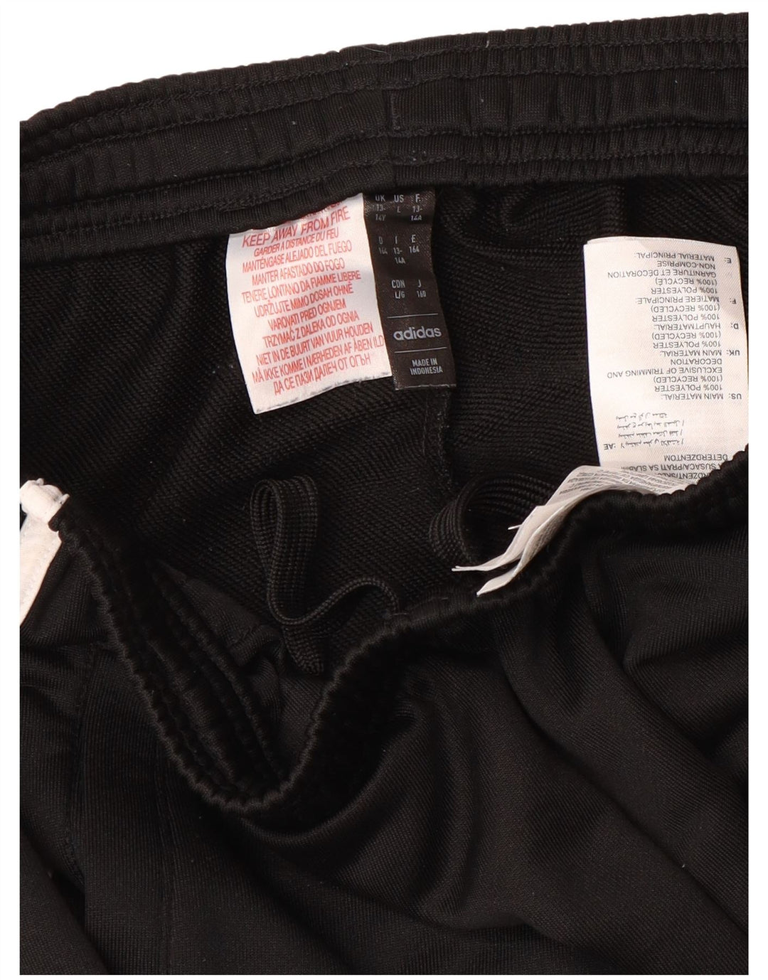 Adidas Boys Aeroready Tracksuit Bukser 13-14 år Sort Polyester