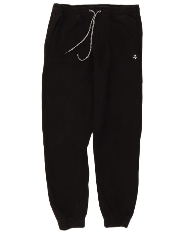 Volcom Mens Tracksuit Trousers Joggers Medium  Black Cotton