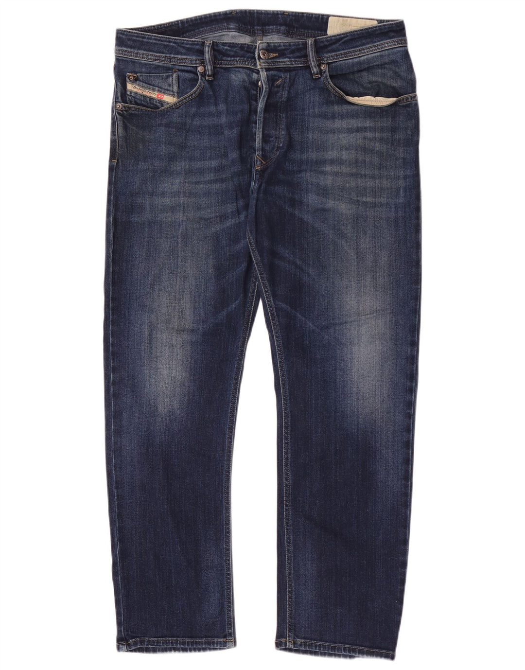 Diesel Herre Slim Jeans W36 L29 Blå Bomuld