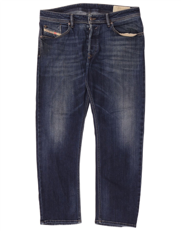 Diesel Herre Slim Jeans W36 L29 Blå Bomuld