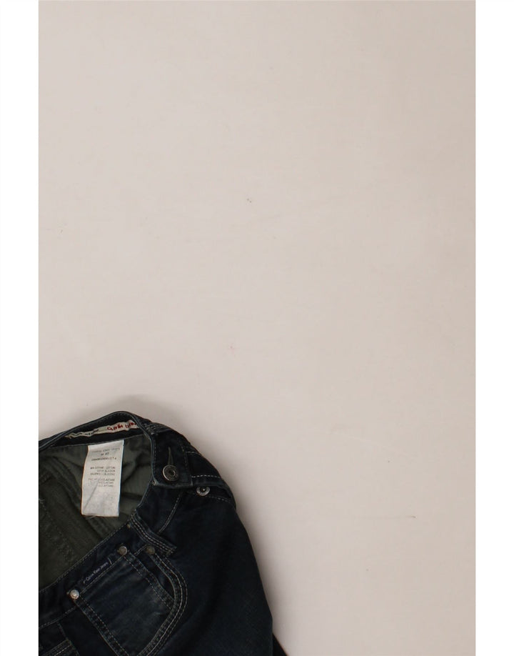 CALVIN KLEIN Womens Straight Jeans W30 L25 Blue Cotton Vintage Calvin Klein and Second-Hand Calvin Klein from Messina Hembry 