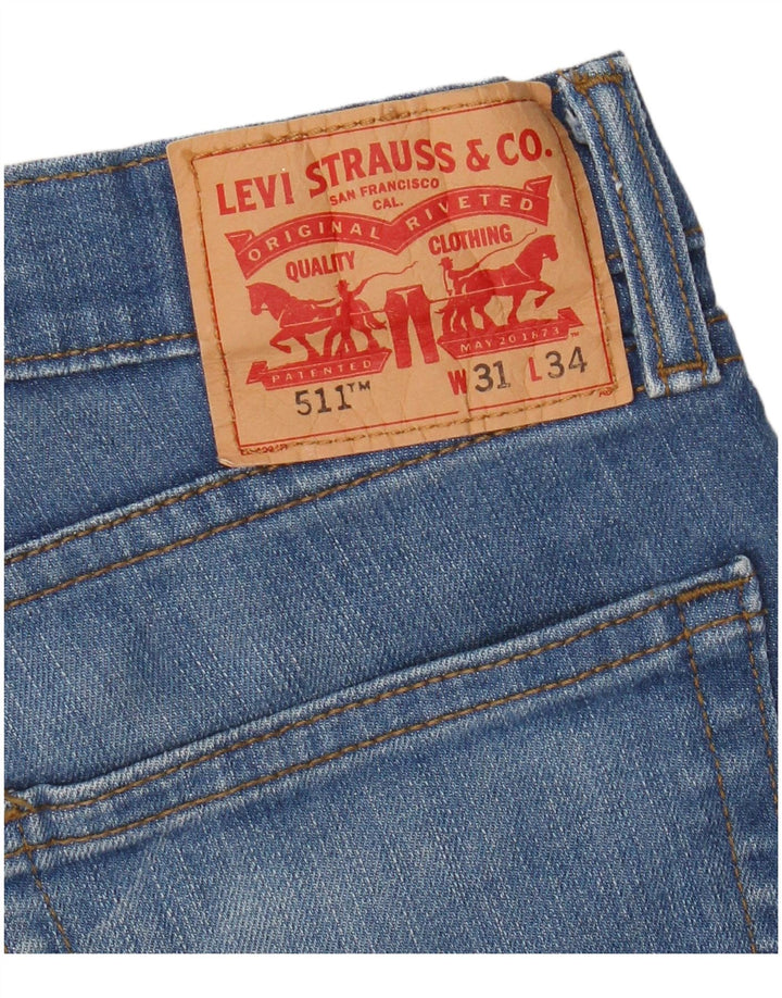 Levi's Herre 511 denimshorts W31 Medium Blue