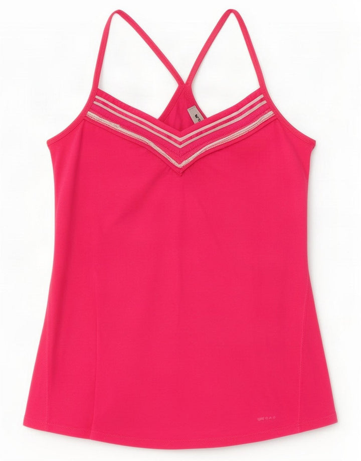 Gas Dame Cami Top UK 12 Medium Pink Bomuld