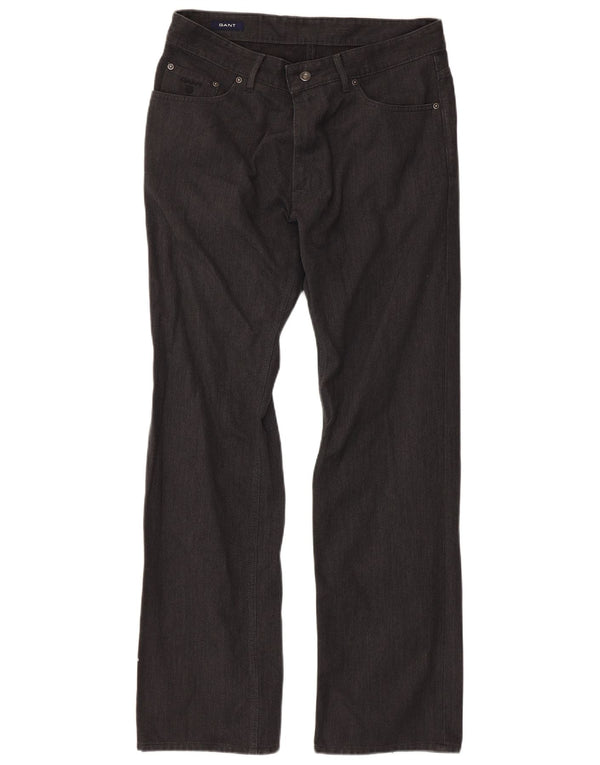 Gap Dame Jason Regular Fit Straight Jeans W34 L32 Grå Bomuld