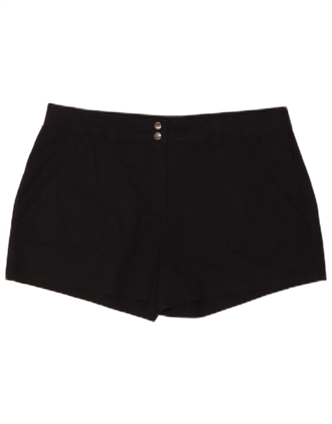 Mountain Warehouse Dame Chino Shorts XL W36 Sort Bomuld