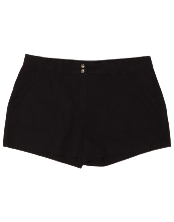 Mountain Warehouse Dame Chino Shorts XL W36 Sort Bomuld