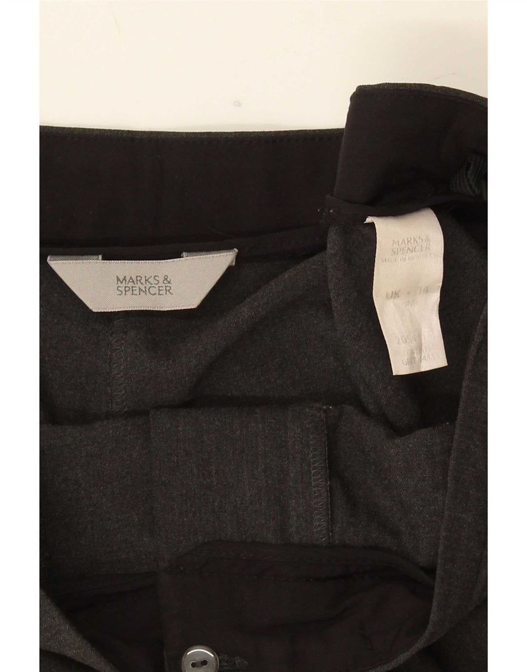 Marks & Spencer Dame Bootcut Casual Bukser UK 14 Large W32 L33 Grå