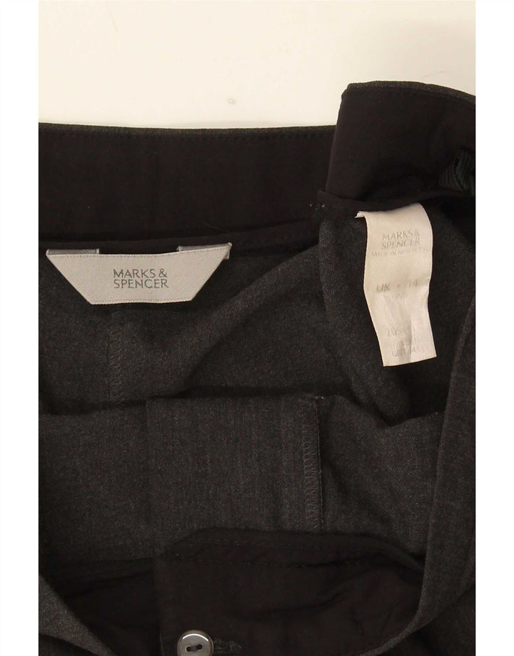 Marks & Spencer Dame Bootcut Casual Bukser UK 14 Large W32 L33 Grå