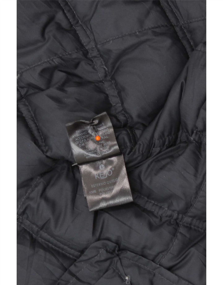 Kejo Dame Polstret Jakke IT 42 Medium Navy Blue Polyester