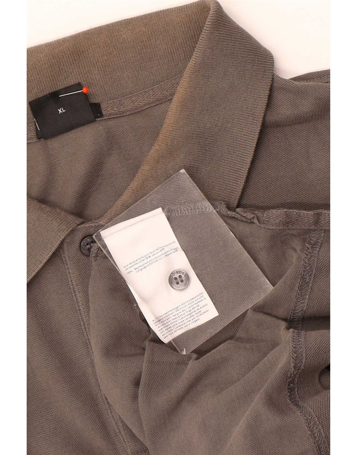 Hugo Boss Herre Regular Fit Polo Shirt XL Brun Bomuld