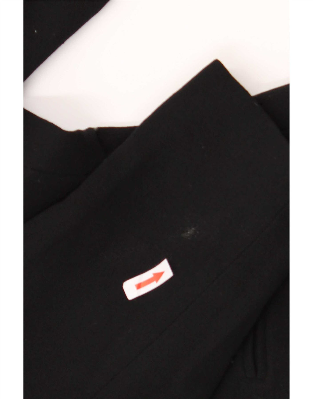 Max Mara Dame 1 Knap Blazer Jacket UK 16 Large Black Virgin Wool