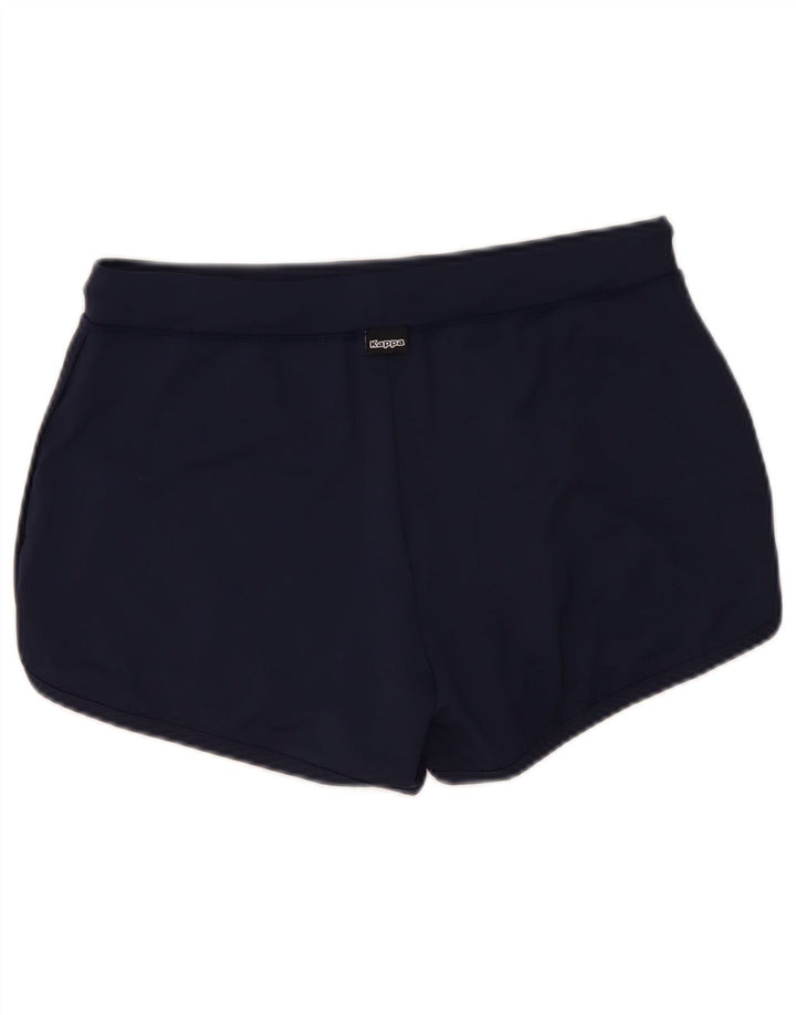 Kappa Dame Sports Shorts UK 14 Large Navy Blue Polyester