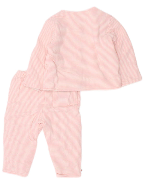 Tommy Hilfiger Baby Girls Grafisk hel træningsdragt 3-6 måneder Pink nålestribe